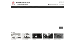 Desktop Screenshot of manufacturasalos.com